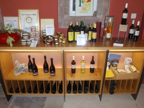 Wine Samples and Awards.